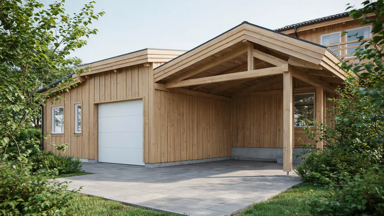 bygga carport garage akarp burlov skane